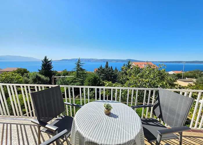 Dobrila Nv Apartment With Terrace And Sea View Novi Vinodolski foto